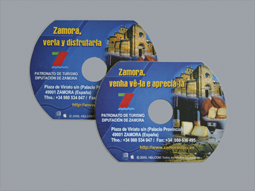 Foto DVD tarjeta del Patronato de Turismo de Zamora